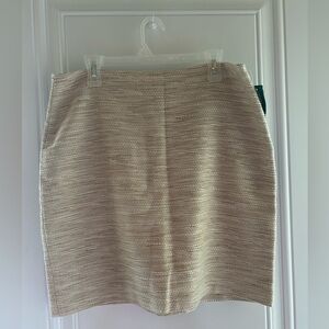 Contemporaine Beige/Ivory Pencil skirt in Size 12